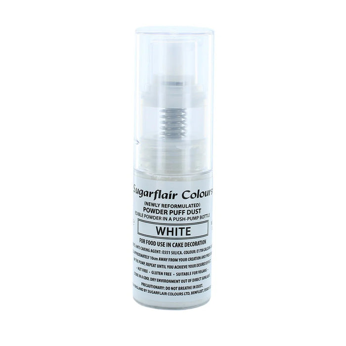 White Matt Pump Spray 10g E171 Free