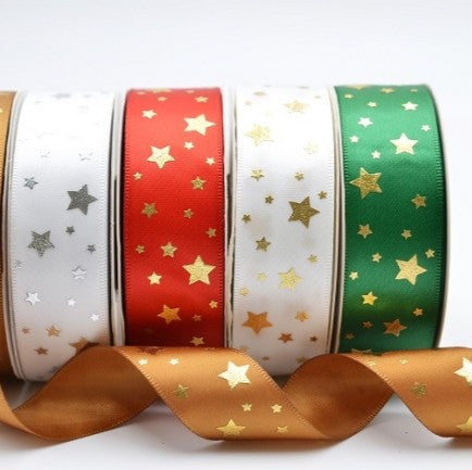 15mm Double satin star design x 20 metres.