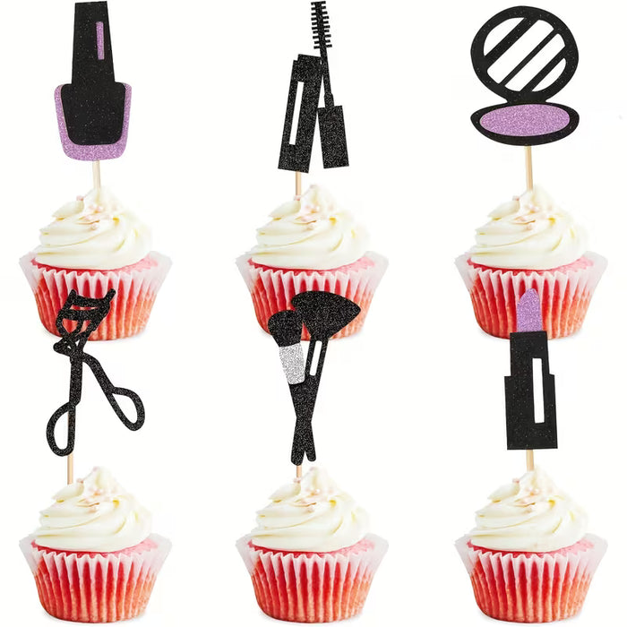 Cupcake Makeup Toppers 6pc