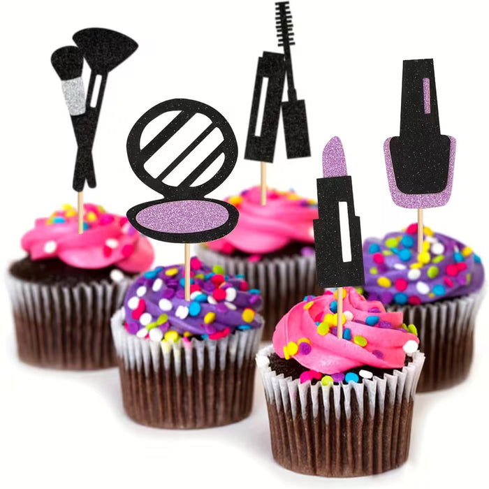 Cupcake Makeup Toppers 6pc