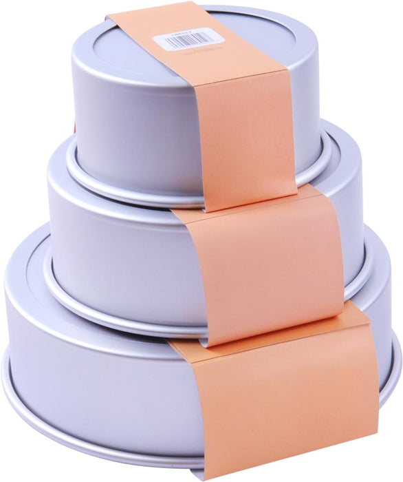 PME : 3" Deep Round Cake Tins -Loose Bottom 6,8,10