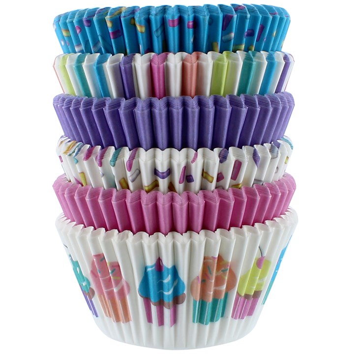 Baked with Love Pastel Sprinkles Baking Cases 150 pack