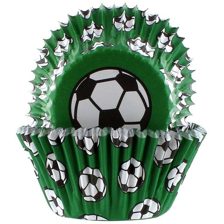 Baked with Love Foil Lined Football Baking Cases x 25