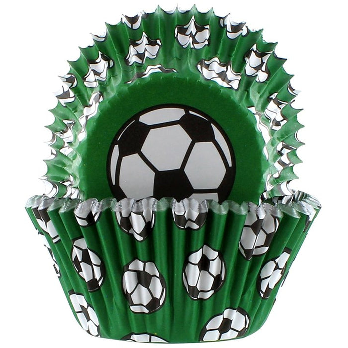 Baked with Love Foil Lined Football Baking Cases x 25