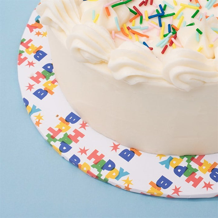 10" Happy Birthday Masonite Board