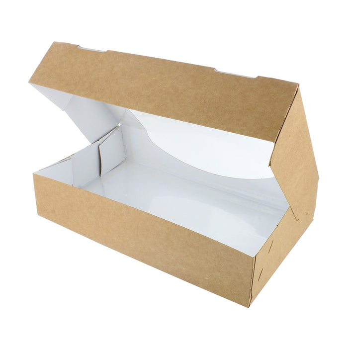 Kraft Brown Window Pop-Up Box 7.7" x 4.6" x 1.5"