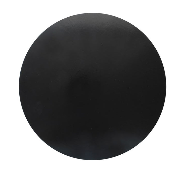 10" Black Masonite Cake Board 3mm Thick