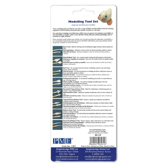 PME Modelling Tools Set of 8