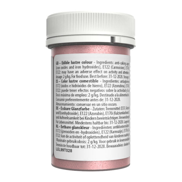Sugarflair Lustre Dust – Shimmer Pink (E171 Free) 4g