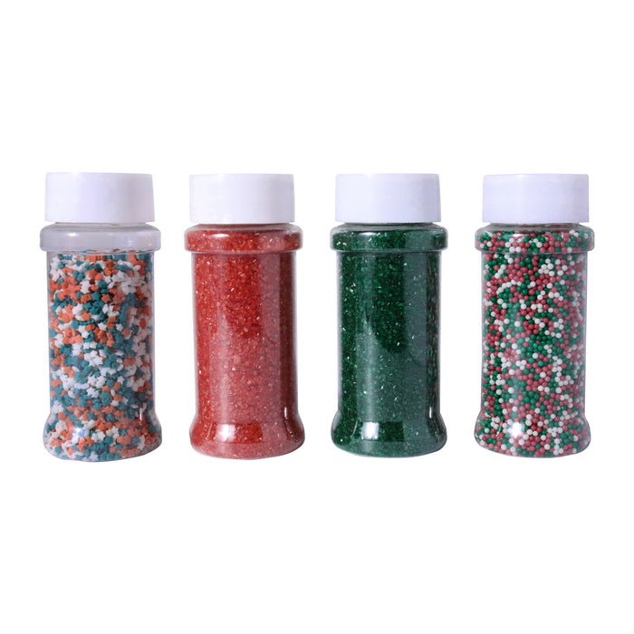 PME Christmas Sprinkle Set of 4 - Festive Cheer (420g)