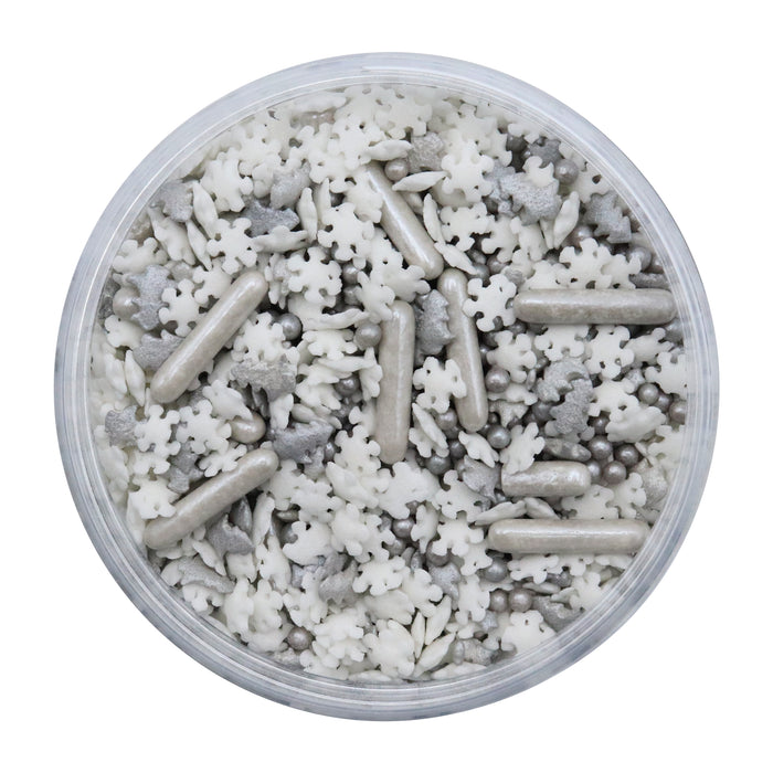 PME Christmas Sprinkles - Silver Shining Stars (160g)