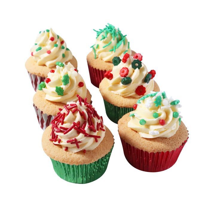 PME 6-in-1 Christmas Sprinkle Set - Deck the Halls (158g)