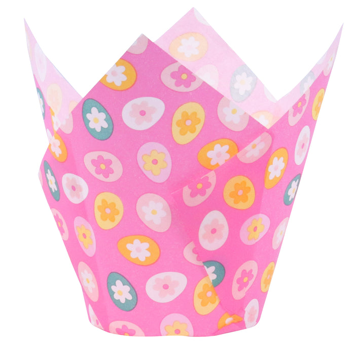 PME Easter Tulip Muffin Cases - Easter Eggs, Set of 24