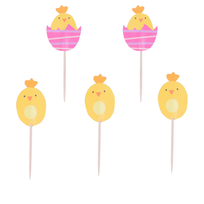 PME Easter Cupcake Toppers - Chicks, Set of 24