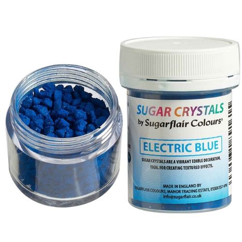 Sugarflair Sugar Crystals - Electric Blue