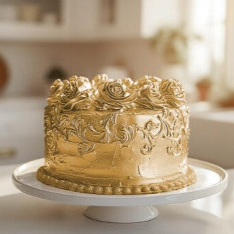 Sugarflair Edible Lustre Glitter -Festive Gold (E171 Free) 4g