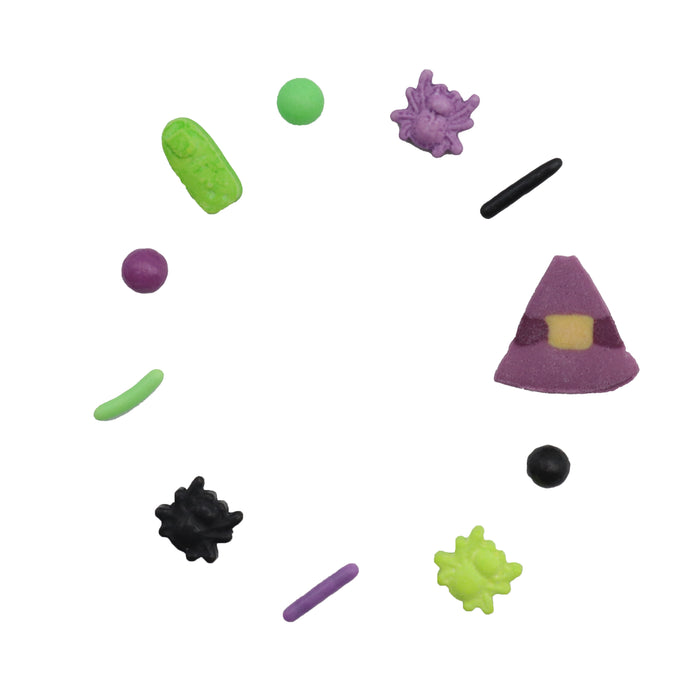 PME 5-in-1 Halloween Sprinkle Set - Wicked Witch (70g)