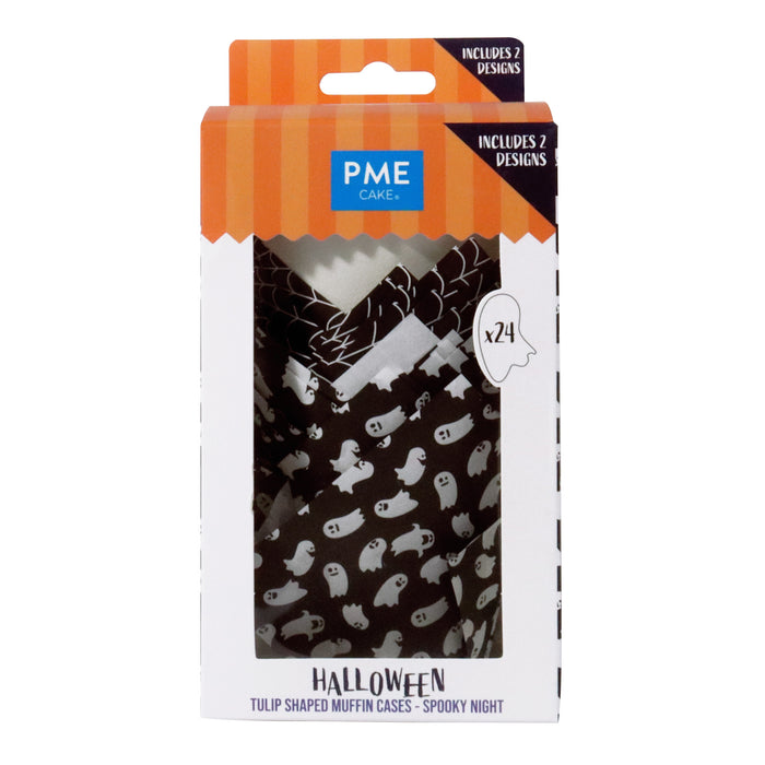 PME Halloween Tulip Muffin Cases - Spooky Night (Pack of 24)