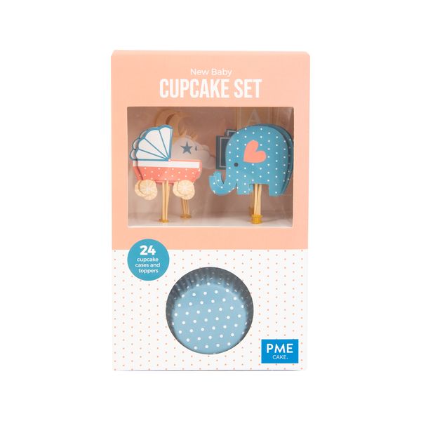 PME New Baby Cupcake Set 24pk