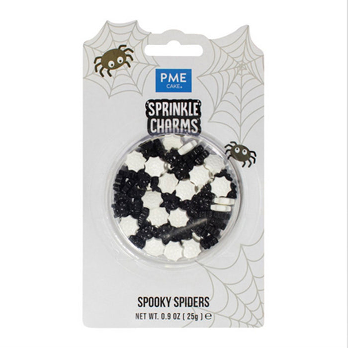 PME Halloween Sprinkle Charms - Spooky Spiders (25g)