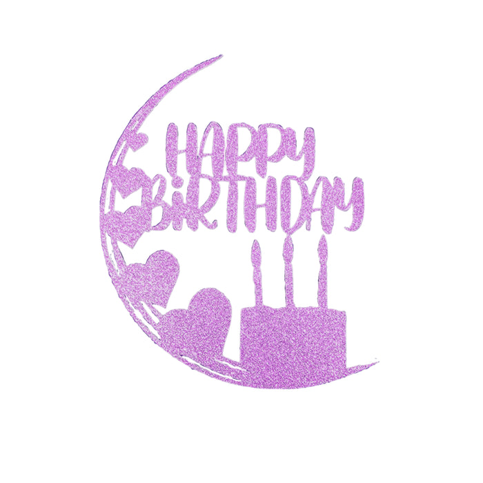 Happy Birthday Toppers 5" x 4" Approx (more coming soon)