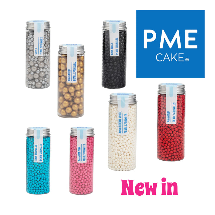 Pearl Sprinkles - 4mm-8mm & Mix  Choose Your Colour & Size
