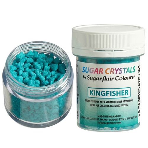 Sugarflair Sugar Crystals - Kingfisher