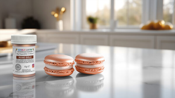 Sugarflair Lustre Dust – Rose Gold (E171 Free) 4g