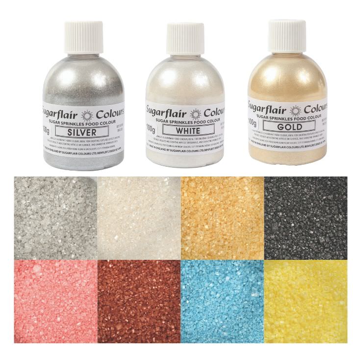 Gold Sugar Sprinkles 100g
