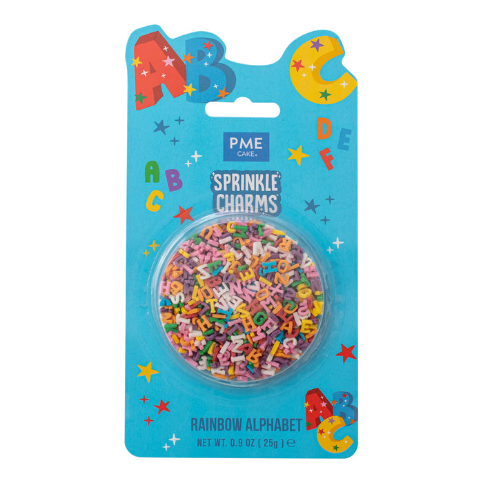 PME Rainbow Alphabet Sprinkles (25g / 0.9oz)