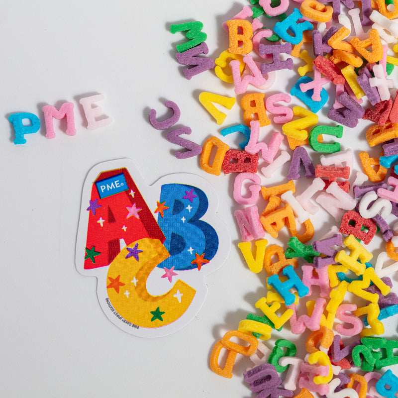 PME Rainbow Alphabet Sprinkles (25g / 0.9oz)