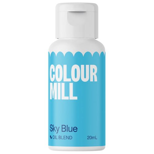 Sky Blue Oil Based Food Colouring 20ml