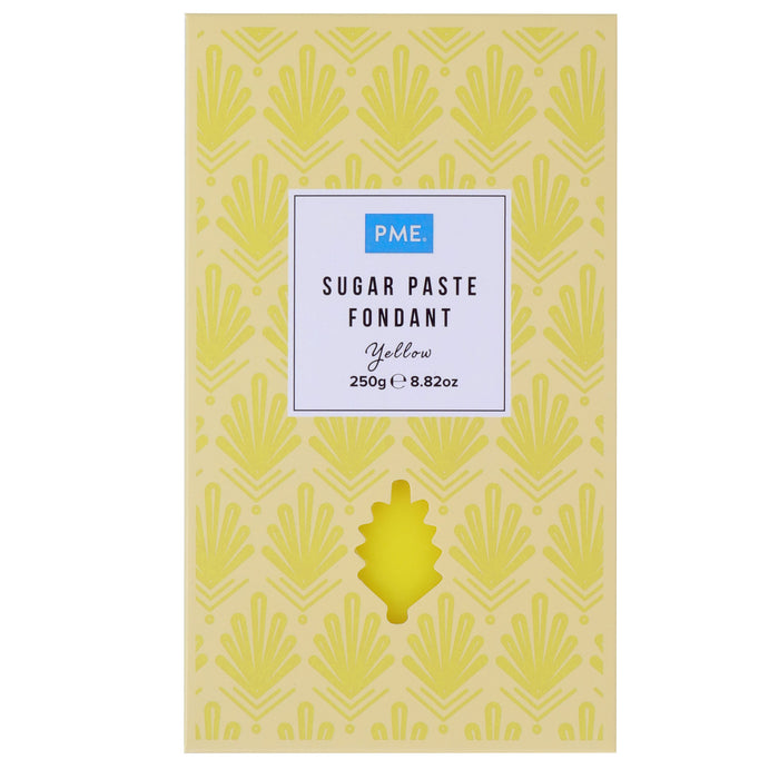 PME Sugar Paste Fondant Yellow 250g