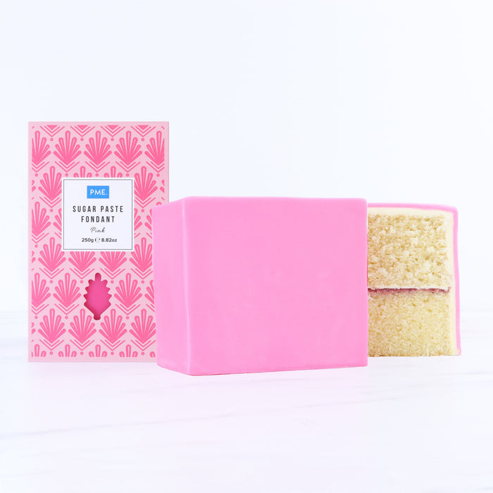 PME Sugar Paste Fondant Pink 250g
