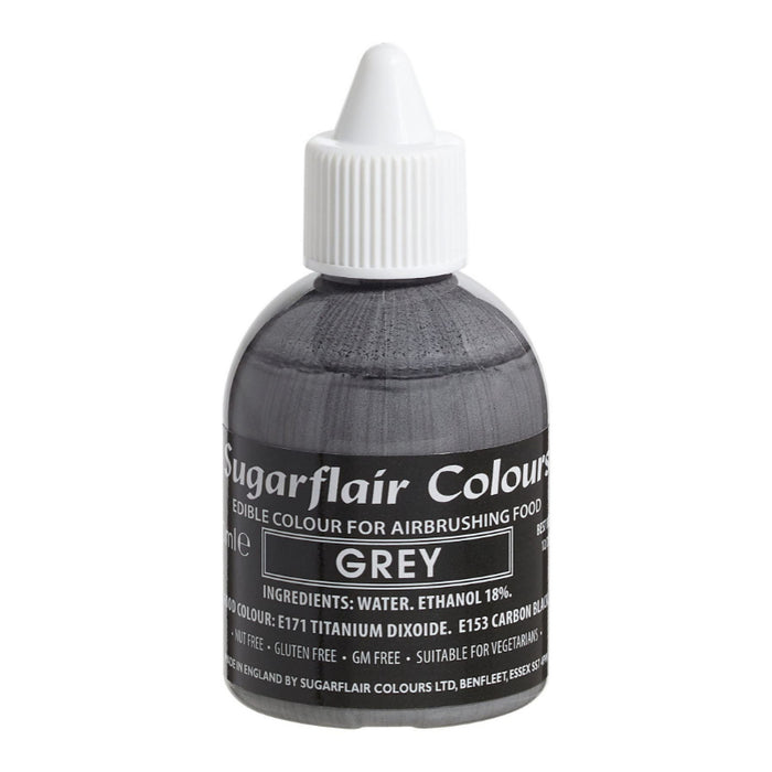 Sugarflair Airbrush Colour -Grey 60ml