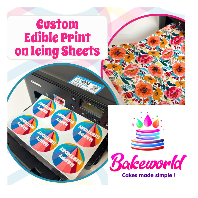 Custom Edible Printing - On Icing Sheet