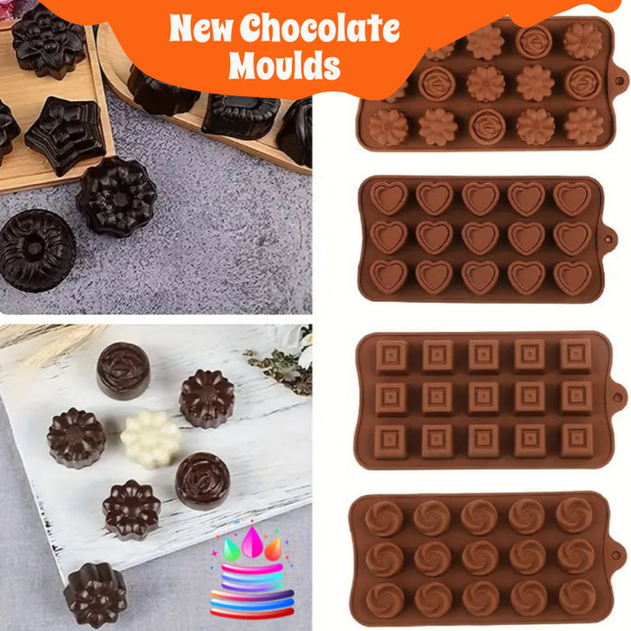 Chocolate Sweet Moulds 4 Styles