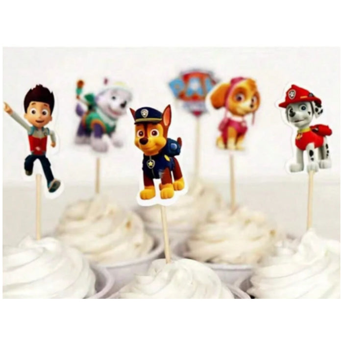 Paw Patrol Cupcake Toppers 6pc