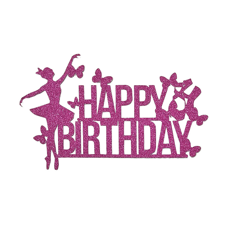 Happy Birthday Toppers 5" x 4" Approx (more coming soon)