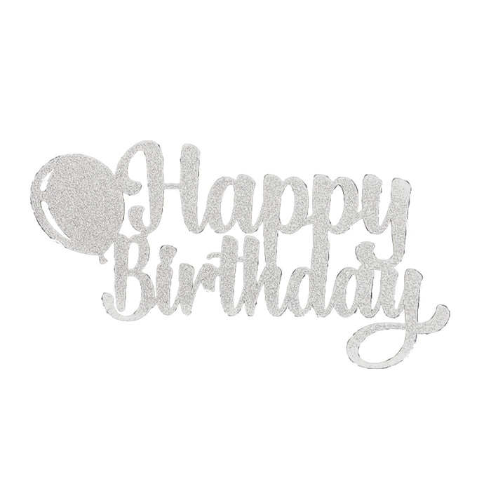 Happy Birthday Toppers 5" x 4" Approx (more coming soon)