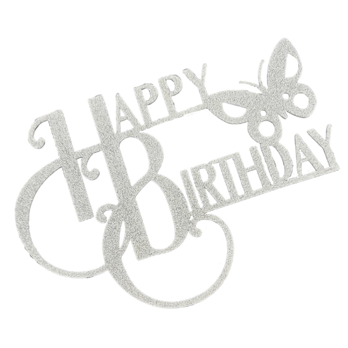 Happy Birthday Toppers 5" x 4" Approx (more coming soon)