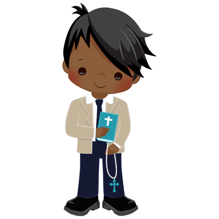 Customised Inclusive Communion Boy Toppers 15 x 2"