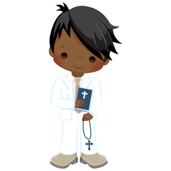 Customised Inclusive Communion Boy Toppers 15 x 2"