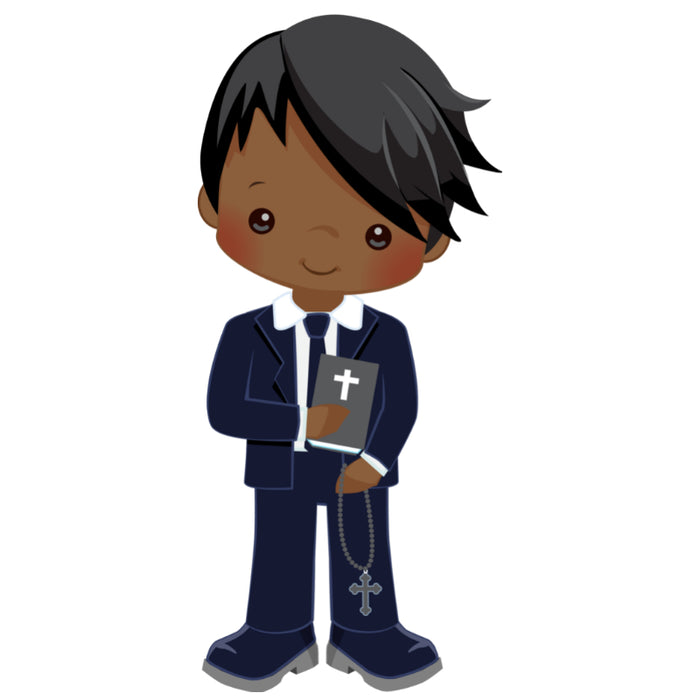 Customised Inclusive Communion Boy Toppers 15 x 2"