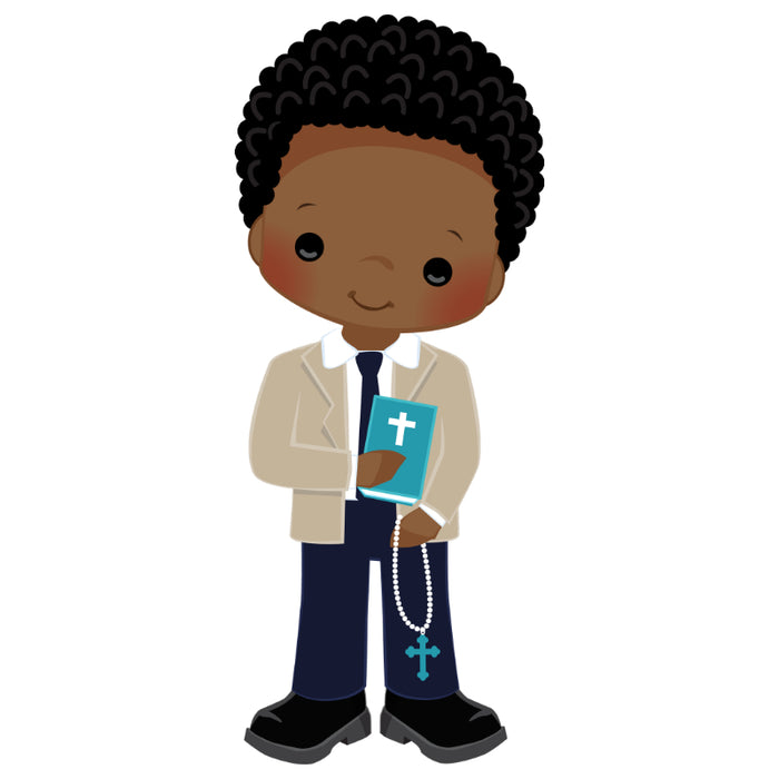 Customised Inclusive Communion Boy Toppers 15 x 2"