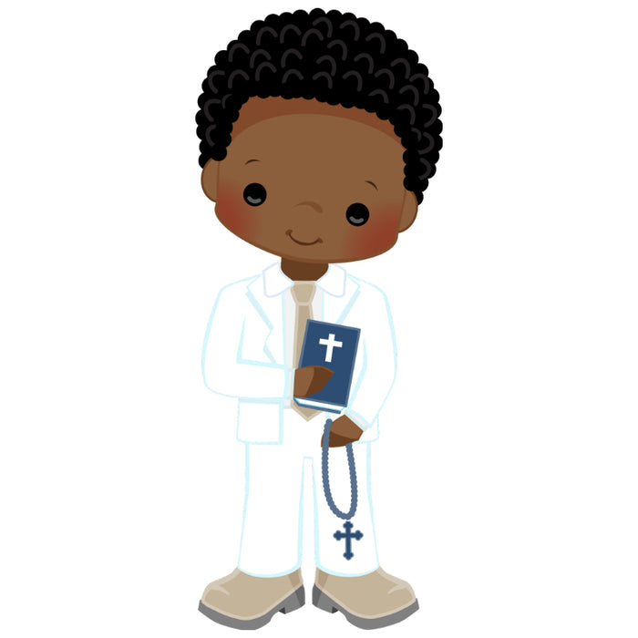 Customised Inclusive Communion Boy Toppers 15 x 2"