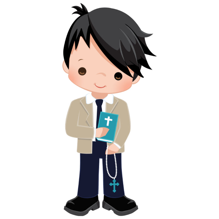 Customised Inclusive Communion Boy Toppers 15 x 2"