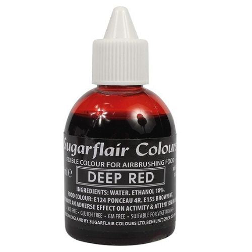 Sugarflair Airbrush Colour - Deep Red 60ml