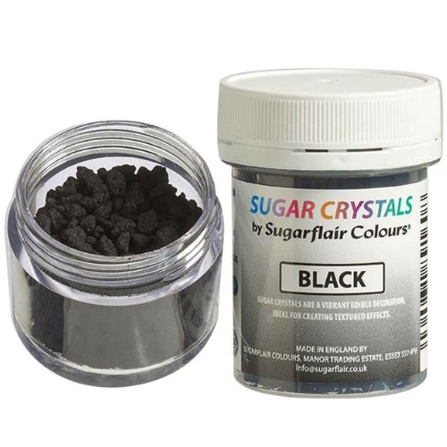 Sugarflair Sugar Crystals - Black