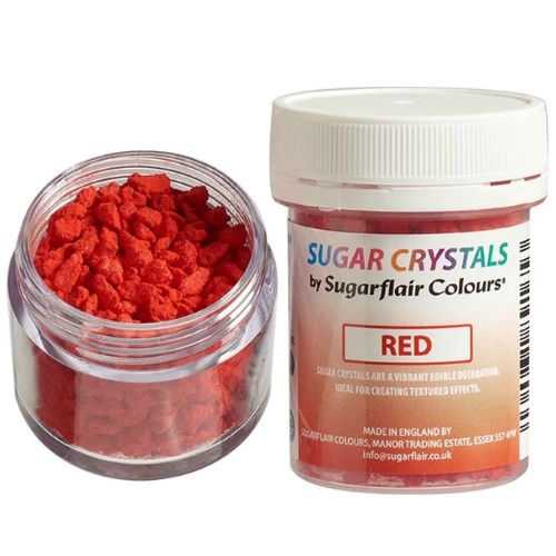 Sugarflair Sugar Crystals - Red